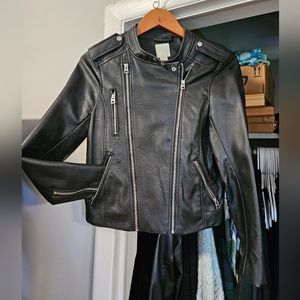 Faux Leather Jacket
